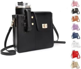 Crossbody Bag Purse Cup Bag 2025 New Outdoor Portable Water Bottle Holder with Adjustable Shoulder Strap