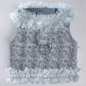 Envogue Dog Harness (Color: Platinum, size: MD)