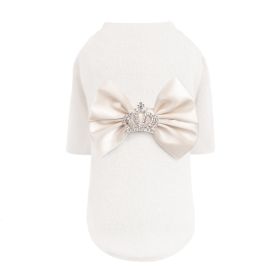 Royal Princess Dog Sweater (Color: Ivory, size: SM)