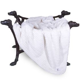 Paris Dog Blankets (Color: Ivory, size: SM)